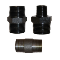 Black Steel Fittings Nipples