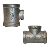 Galvanised Malleable Fittings Tee