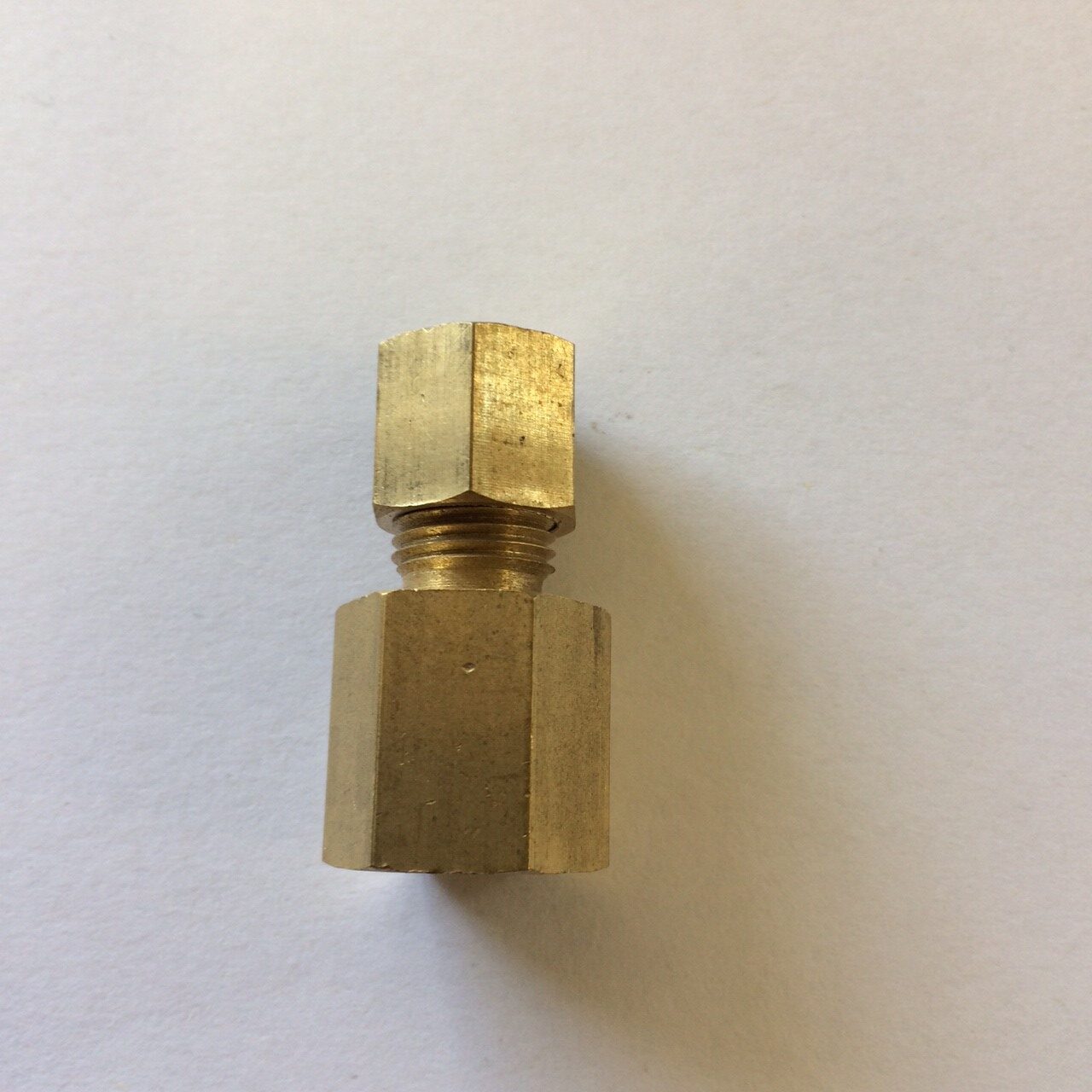 No.10 Brass Compression Connector x BSPF