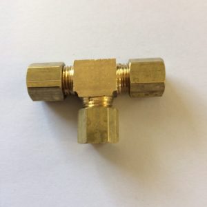 No.14 Brass Compression Tee